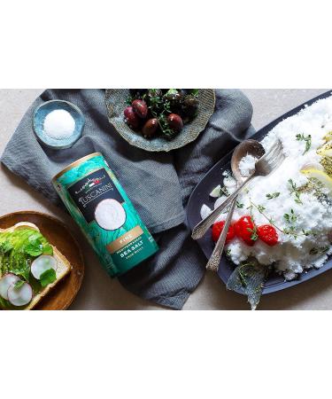 Tuscanini Premium Italian Fine Sea Salt 16oz Tube - Authentic Mediterranean Sea Salt from Sicily, Italy - Buy Online on GoSupps.com