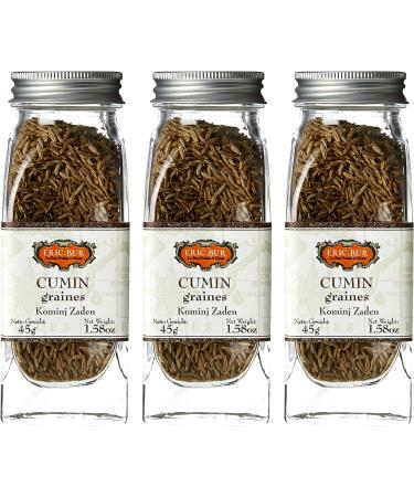 ERIC BUR Cumin Seeds 45 g - Pack of 3 - Buy Online on GoSupps.com