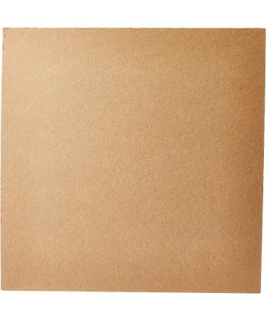 Grafix Medium Weight Acid-Free 0.057 Chipboard Sheets  Create Three-Dimensional Embellishments for Cards  Papercrafts  Mixed Media  Home Dcor  and More  12 x 12  Natural  25 Count 12 x 12" - Buy Online on GoSupps.com
