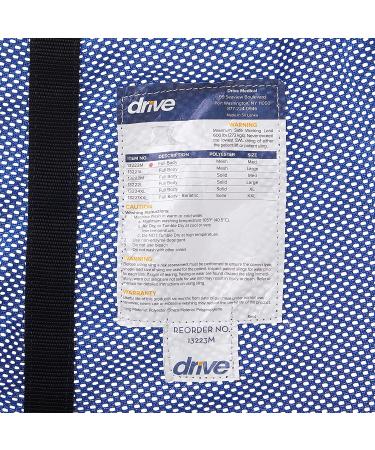 Drive Medical 13223M Mesh Patient Lift Sling - Medium | Comfortable & Durable - Buy Online on GoSupps.com