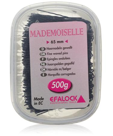 Efalock Professional Mademoiselle hairpin 65 mm black 1 pack (1x 0.5 kg)
