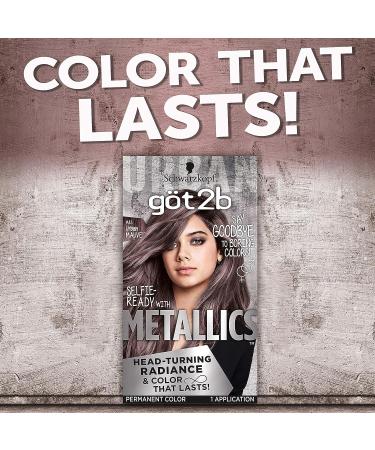 Schwarzkopf Got2b Metallics M83 Urban Mauve Hair Color - Permanent Dye - Buy Online on GoSupps.com