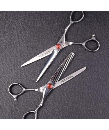 Tokko Shears Katana Classic Professional 6.5 Shear Set - Premium 440C Japanese Steel Thinning Scissors for Barbers and Salon Professionals - Buy Online on GoSupps.com
