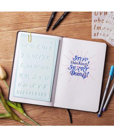 Mr. Pen- Letter Stencils  12 Pack  4 x 7 Inch  Alphabet Stencils  Letter Stencil  Lettering Alphabet Stencil  Stencils  Stencils Letters and Numbers  Lettering Stencils  Bullet Journaling Stencils - Buy Online on GoSupps.com
