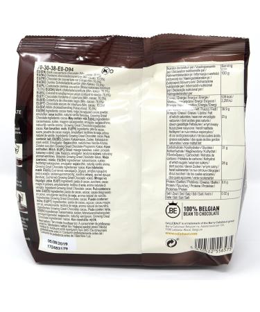 Callebaut 4 x 400g Bundle - Belgian Dark Milk & White Chocolate Couverture (Callets) - Buy Online on GoSupps.com