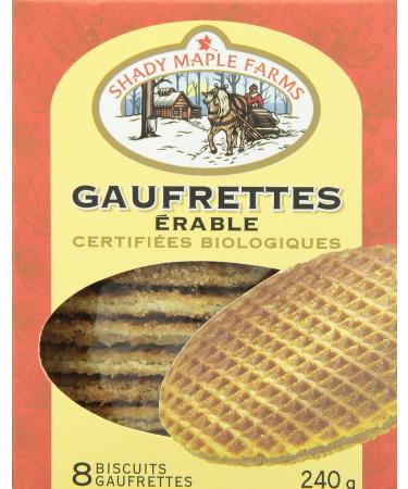 Shady Maple Farms Organic Stroopwafel Cookies-Maple 240G - Buy Online on GoSupps.com
