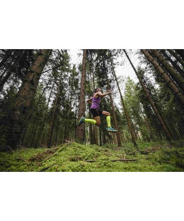 Runattack High Performance Sport Compression Stockings 18-21mmHg | Neon Yellow | Size 43-46 (Calf 32-44cm) - International Shipping - Buy Online on GoSupps.com