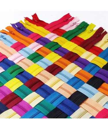 KGS Nylon Zippers 7 Inch - Colorful Zippers for Sewing Crafts (20 pcs/Pack) - Buy Online on GoSupps.com