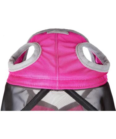 Harrison Howard CareMaster Pro Luminous Horse Fly Mask - UV Protection No Ears Nose Protection - Large Pink for Warmbloods - Buy Online on GoSupps.com