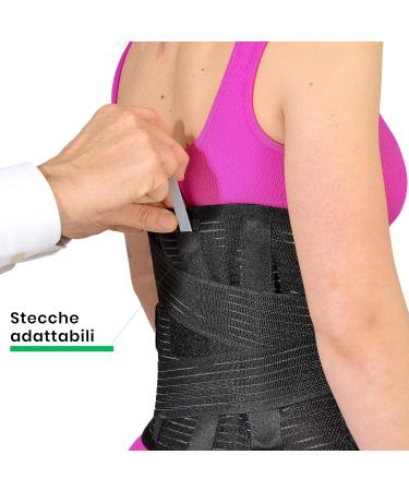 Buy Sports Therapy Lumbar Strap | Universal Back Support & Orthopedic Lumbar Belt - Stabilize Sacro-Lumbar Area (L 100/120 cm) - International Shipping - Buy Online on GoSupps.com