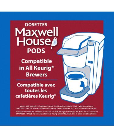 Maxwell House Original Roast Coffee Certified Compostable K-Cup Coffee Pods 30 Pods Original Roast Original Roast 30 count (Pack of 1) - Buy Online on GoSupps.com