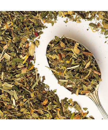 Morning Energy Booster: Slim Tea with Moringa, Mate, Ginger & More - 100g - Buy Online on GoSupps.com