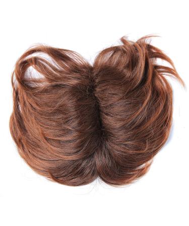 WIG ME UP - TYP-432-10BTM30 Hairpiece toupee Hair Thickening Clip-in Clips parted brown copper brown mix