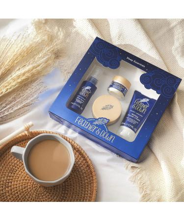 Feather & Down Sweet Dream Sleep Essentials Gift Set - Pillow Spray, Shower Cream, Sleep Balm & Butter - Cruelty-Free & Vegan - 50ml Each - Buy Online on GoSupps.com