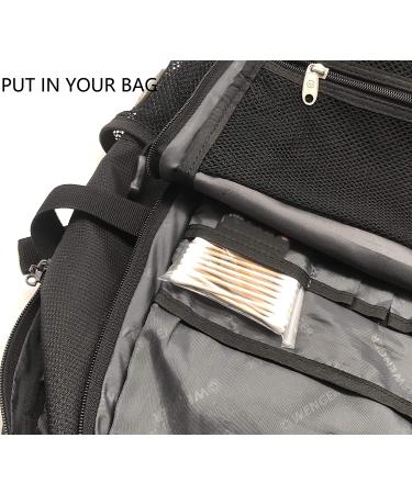 Ultra Thin Bamboo Cotton Swab 600ct - Super Portable for Travel - 12 Bags of 50 - 12 Pack | Eco-Friendly & Disposable - Buy Online on GoSupps.com