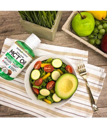 Purely Inspired 100% Pure MCT Oil - 16 fl oz | Premium Quality Energy Boost - Buy Online on GoSupps.com