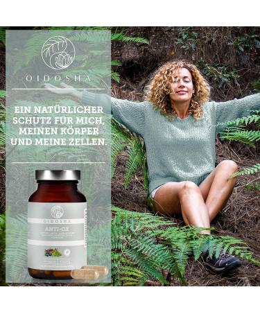 Qidosha Anti-Ox Antioxidant Complex & Skin Complex - Test Winner 01/2024 | High Dose Cellular Protection with Alpha-Lipoic Acid Cordyceps Quercetin & Brahmi Glass - Shop Internationally! - Buy Online on GoSupps.com