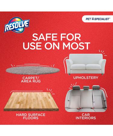 Resolve Pet Specialist 32 oz Carpet Cleaner & Stain Remover - Odor Neutralizer for Floors & Upholstery - Buy Online on GoSupps.com