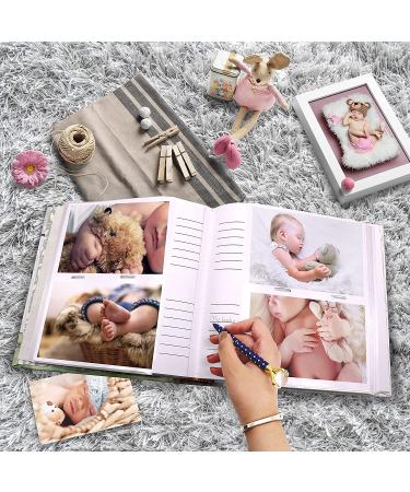 Holoary Baby Photo Album 4x6 - 160 Photos | Woodland Animals Design | Newborn Shower Gift for Baby Boy/Girl & New Parents - Buy Online on GoSupps.com