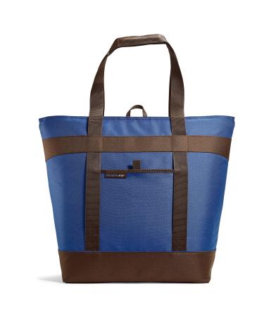Rachael Ray Jumbo Chillout Thermal Tote, Foldable Insulated & Reusable Food Bag for Groceries, Potlucks, Sundries & More Navy
