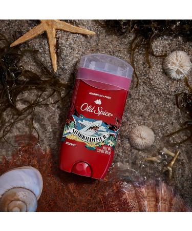 Old Spice Aluminum Free Deodorant for Men Sharkhammer 3oz (Pack of 3) Sharkhammer 3 Ounce (Pack of 3) - Buy Online on GoSupps.com