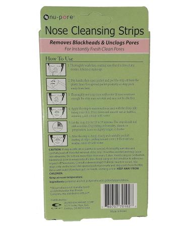 Buy 24 Nu Pore Cleansing Nose Strips - Unclog Pores & Achieve Clear Skin | International Shipping Available - Buy Online on GoSupps.com