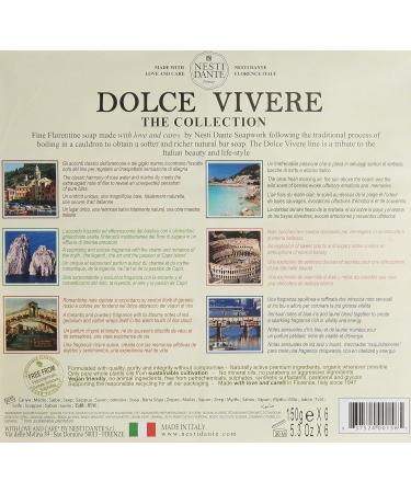 Nesti Dante Dolce Vivere Florentine Soap Collection 5.3 oz (Pack of 6) - Italian Luxury Soap Set - Buy Online on GoSupps.com