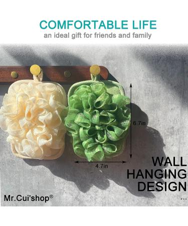 2 Pack Exfoliating Glove Bath Mitt for Men & Women - Loofah Sponge Brushes for Shower Scrubber and Dead Skin Removal - Buy Online on GoSupps.com