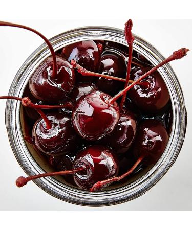 Jack Rudy Cocktail Co Bourbon Barrel Aged Cherries 13.5 Fl Oz - Handcrafted Tart Oregon Cherries for Old Fashioned & Manhattan Whiskey - Gourmet Cocktail Essential - Buy Online on GoSupps.com