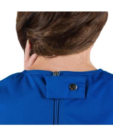 4Care Tear-Resistant Body for Women & Men - Short Arm/Leg Safety Zipper - M Blue | International Shipping - Buy Online on GoSupps.com