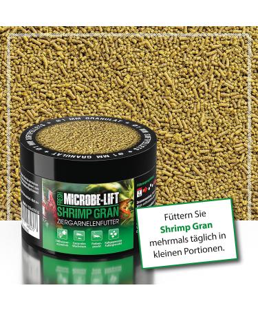 Microbe-Lift Shrimp Gran 150ml/50g - Premium Cold-Pressed Shrimp Feed for Growth & Color in Freshwater Aquariums - New Size - Buy Online on GoSupps.com
