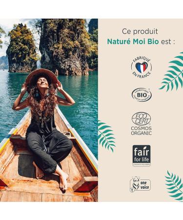 Natur Moi Moisturizing facial cream all skin types facial care day and night aloe vera and organic bababasu butter hydrates and nourishes certified organic 50 ml produced in France - Buy Online on GoSupps.com