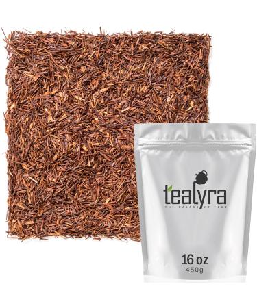 Tealyra - Pure Rooibos Red Herbal Tea - African Red Bush Loose Leaf Tea - High in Antioxidants - Relax - Detox - Low Blood Pressure - Kids Welcome - Caffeine-Free - Organically Grown - 450g (16-ounce) 15.87 Ounce (Pack of 1)