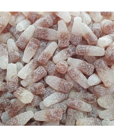 Vegan Fizzy Cola Bottles by The Sweet Shoppe (500G) Cola flavour jelly sweets