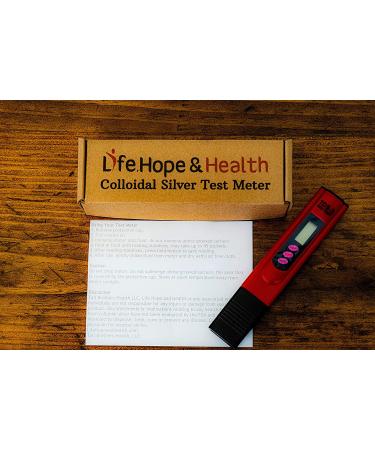 Colloidal Silver Test Meter for Colloidal Silver Generator PPM Testing - Buy Online on GoSupps.com