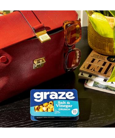 Graze - Salt & Vinegar and Salt & Pepper bundle snacks - Vegan Savoury Snacks High in Protein & Fibre - Pack of 18 snacks - Buy Online on GoSupps.com