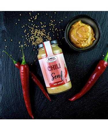 Buy Chili Mustard 200ml Glass | Gourmet Spicy Condiment for International Shipping - Buy Online on GoSupps.com
