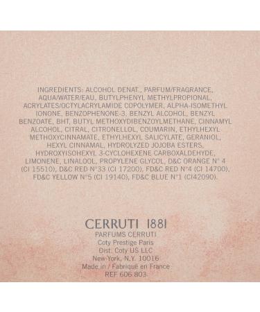 1881 by Nino Cerruti for Women Eau De Toilette Spray 1.7 Ounce 1.7 Fl Oz (Pack of 1) - Buy Online on GoSupps.com