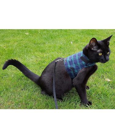 Mynwood Cat Jacket/Harness Black Watch Tartan Adult Cat - Buy Online on GoSupps.com