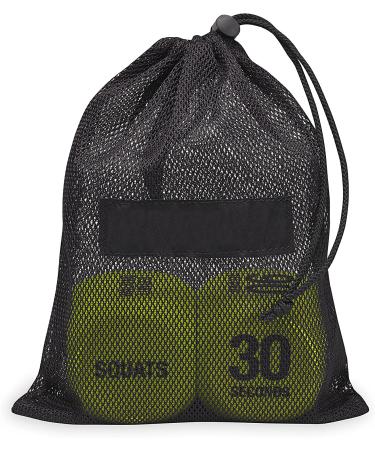 SPRI Exercise Dice for Group Fitness & Classes - Includes Push Ups, Squats, Lunges, Jumping Jacks, Crunches & Wildcard - with Carrying Bag - Buy Online on GoSupps.com