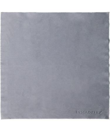 INSTADRIVE XXL Microfibre Glasses Cleaning Cloths - 6 Pack 30x30cm for Professional Care | International Shipping - Buy Online on GoSupps.com