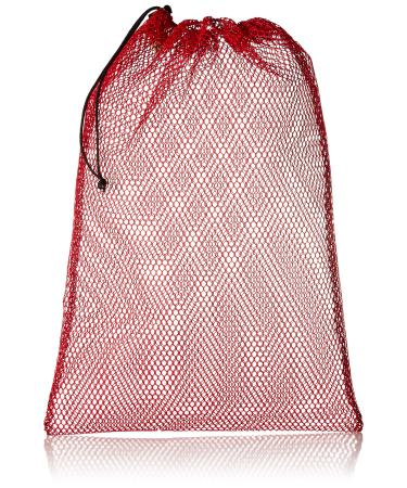 Equinox Nylon Mesh Stuff Bag 7" x 10" Red