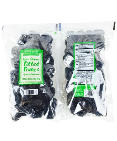 Trader Joes Non Sorbate Pitted Prunes...2 16 oz. bags - Buy Online on GoSupps.com