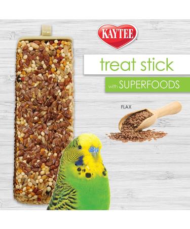 Kaytee Flax Avian Treat Stick with Superfood 5.5 Ounce - Nutritious Bird Snack - Buy Online on GoSupps.com