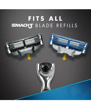 Gillette Mach3 Men's Razor with 1 Blade Refill - Premium Men's Razors for a Smooth Shave - International Shipping Available - Buy Online on GoSupps.com