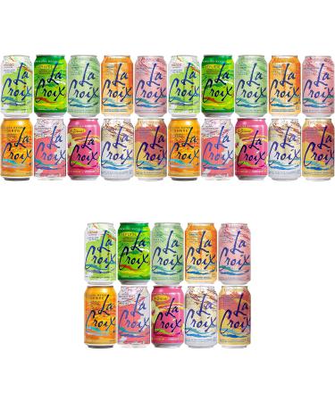 La Croix Lime Orange Cran-Raspberry Passionfruit Mango Hibiscus Coconut Grapefruit Key-Lime Tangerine Naturally Essenced Flavored Sparkling Water, Variety Pack, 12 oz Can (Pack of 10, Total of 120 Oz) 12 Fl Oz (Pack of 10)