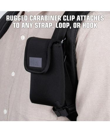 USA Gear CGM Device Belt Case - Carrying Pouch Holster with Carabiner Clip for Dexcom G6, G7, G5, Freestyle Libre 2 & More - Buy Online on GoSupps.com