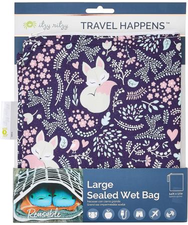 Itzy Ritzy Unisex Baby Travel Happens Wet Bag | Fox Hollow | 1 Pack Perfect for Eco-Friendly Baby Essentials - Buy Online on GoSupps.com