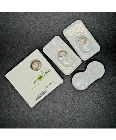 Natural Brown Contact Lenses - Monthly Colored Lenses | Designer -3.00 Diopters + Free Container - Buy Online on GoSupps.com