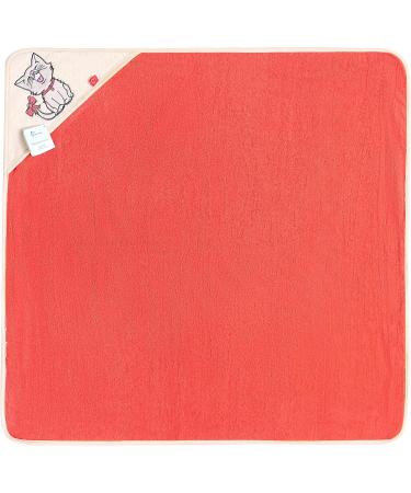 Buy Be Mammy Hooded Baby Towel - Oeko-Tex Cotton 100x100cm Orange Cat | International Shipping - Buy Online on GoSupps.com